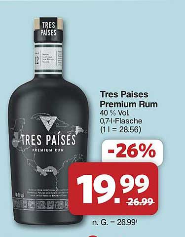 Tres Paises Premium Rum