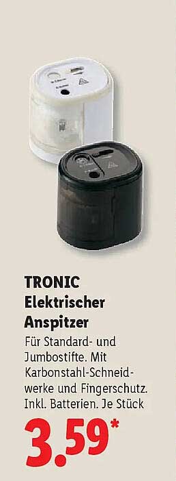 TRONIC Elektrischer Anspitzer