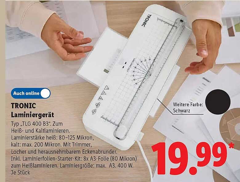 TRONIC Laminiergerät