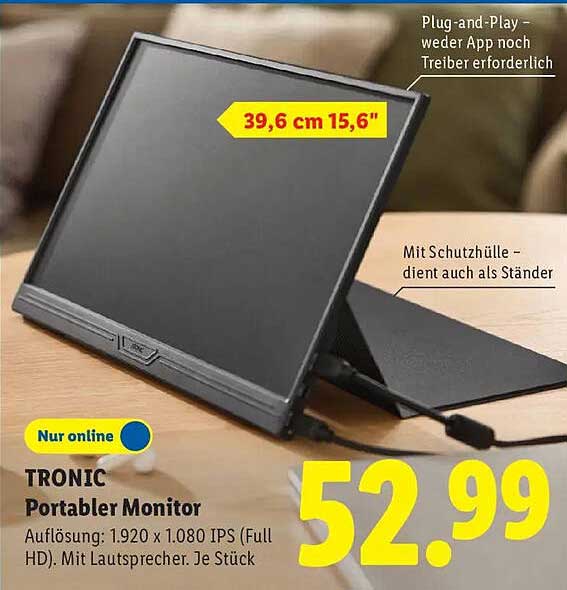 TRONIC Portabler Monitor