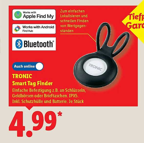 TRONIC Smart Tag Finder
