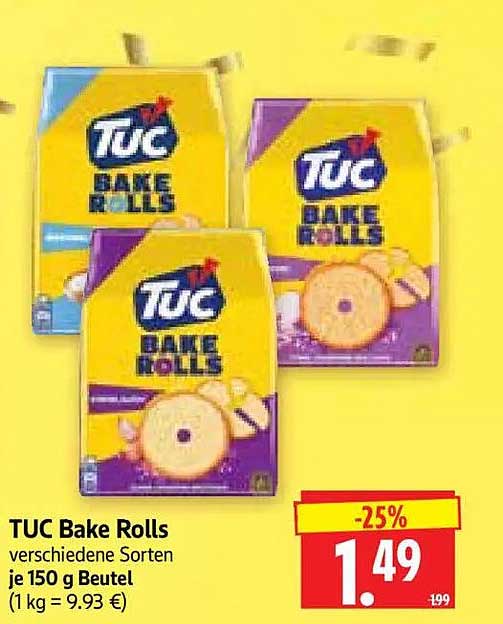 TUC Bake Rolls