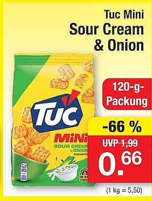 Tuc Mini Sour Cream & Onion