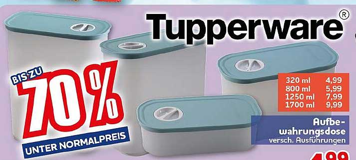 Tupperware Aufbewahrungsdose versch. Ausführungen