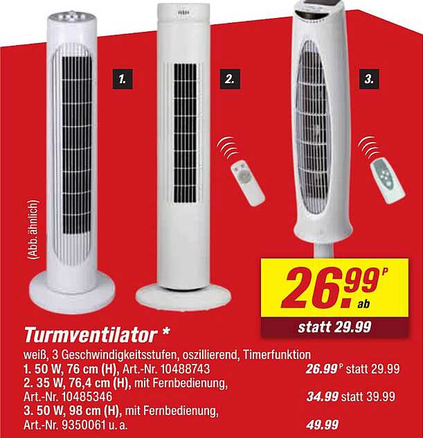 Turmventilator *