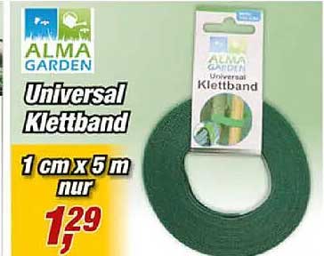 Universal Klettband 1 cm x 5 m nur 1,29