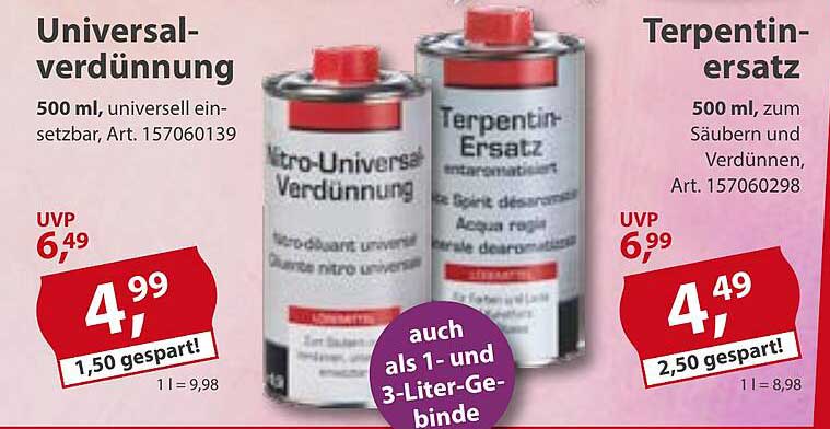 Universal-verdünnung