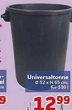 Universaltonne Ø 52 x H 65 cm für 100 l