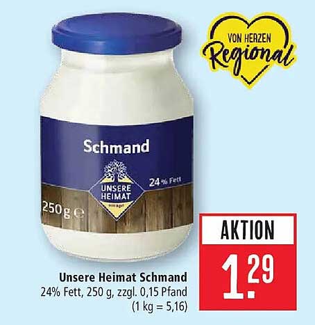 Unsere Heimat Schmand