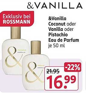 &Vanilla Coconut oder Vanilla oder Pistachio Eau de Parfum je 50 ml
