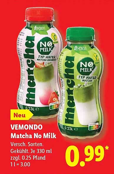 VEMondo Matcha No Milk