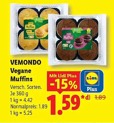 VEMONDO Vegane Muffins