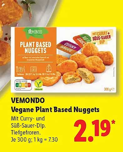 VEMondo Vegane Plant Based Nuggets