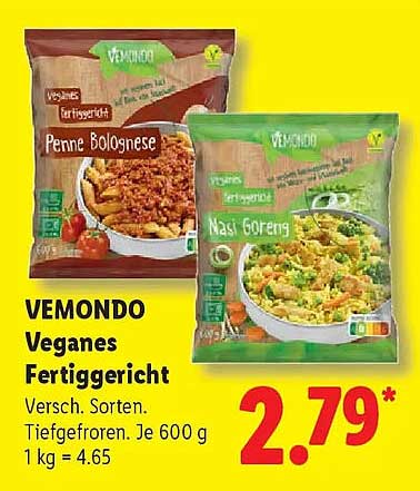 VEMONDO Veganes Fertiggericht
