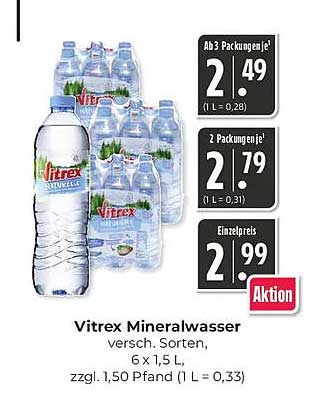 Vitrex Mineralwasser