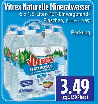 Vitrex Natürlle Mineralwasser