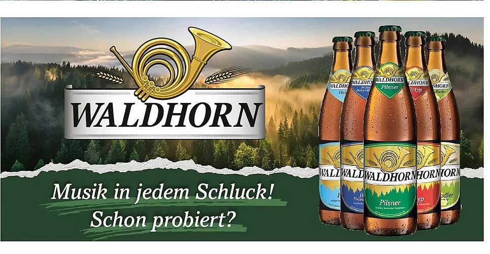 WALDHORN Musik in jedem Schluck! Schon probiert?