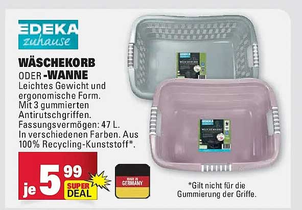 WÄSCHEKORB ODER -WANNE