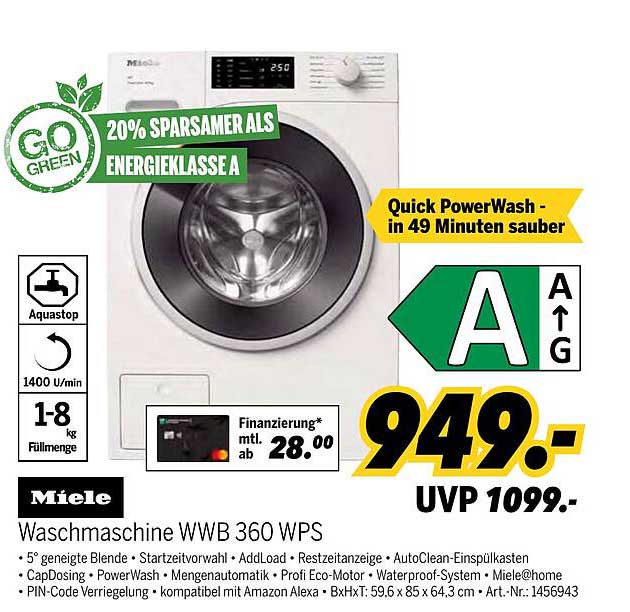 Waschmaschine WWB 360 WPS