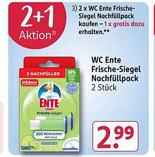 WC Ente Frische-Siegel Nachfüllpack 2 Stück
