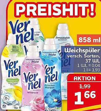 Weichspüler verschieden Sorten, 37 WL