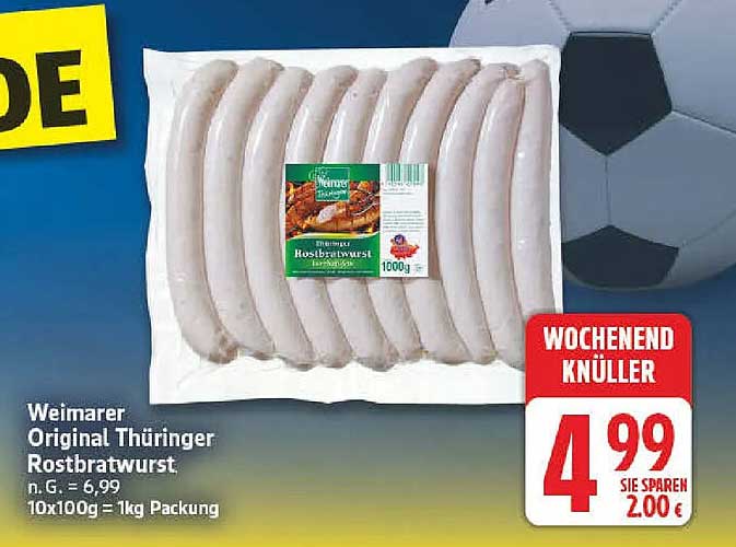 Weimarer Original Thüringer Rostbratwurst