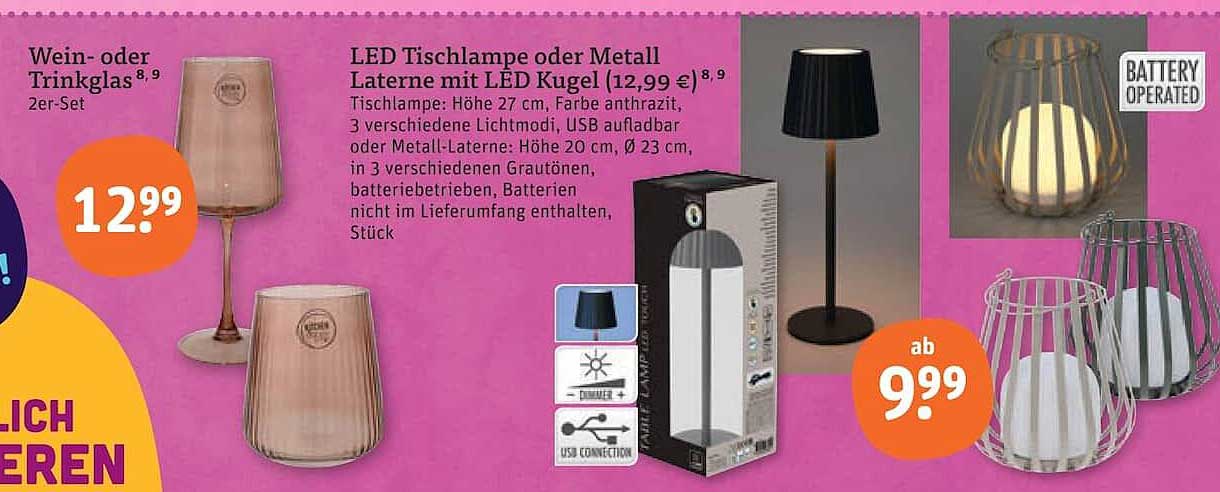 Wein- oder Trinkglas 2er-Set