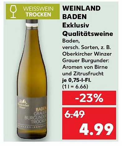 WEINLAND BADEN Exklusiv Qualitätsweine