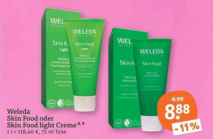 Weleda Skin Food oder Skin Food Light Creme