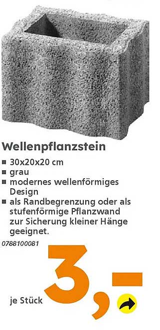 Wellenpflanzstein