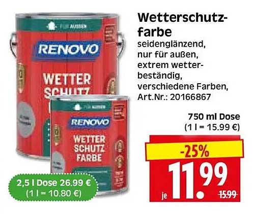 Wetterschutzfarbe