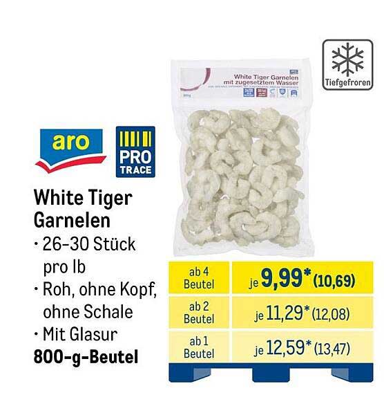 White Tiger Garnelen