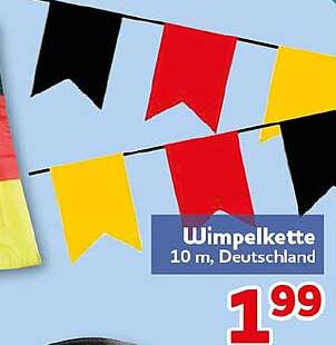 Wimpelkette 10 m, Deutschland