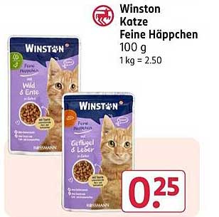 Winston Katze Feine Häppchen 100 g