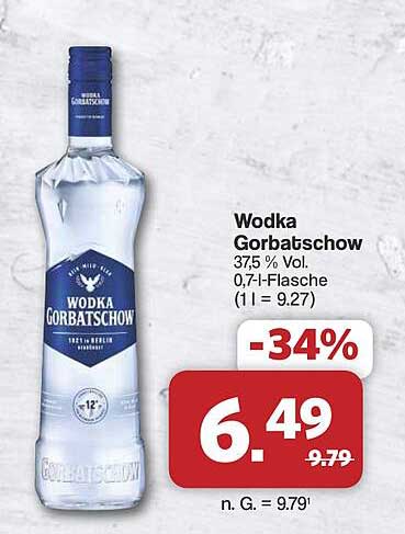 Wodka Gorbatschow