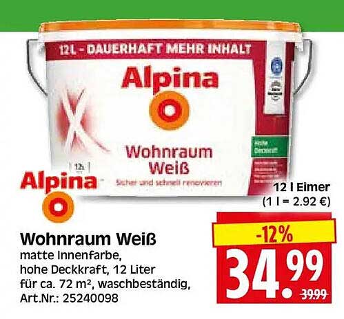 Wohnraum Weiß