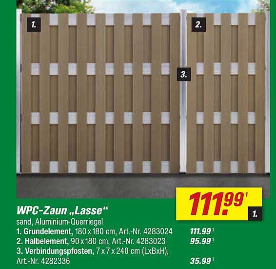 WPC-Zaun „Lasse“