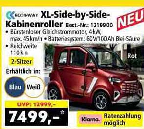 XL-Side-by-Side-Kabinenroller
