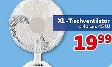 XL-Tischventilator Ø 40 cm, 45 W