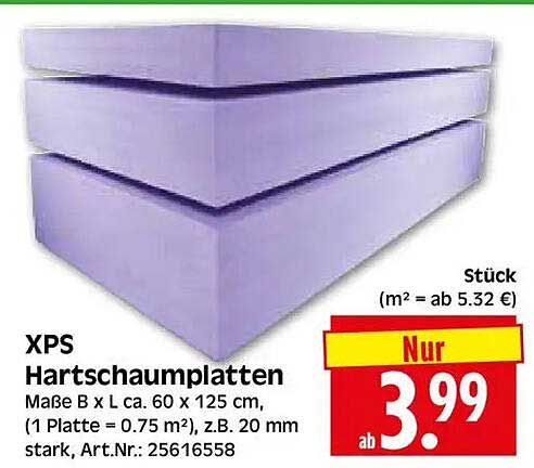 XPS Hartschaumplatten