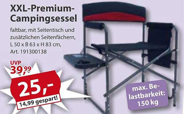 XXL-Premium-Campingsessel