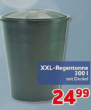 XXL-Regentonne 300 l mit Deckel