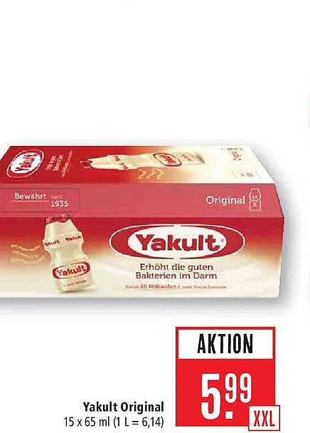 Yakult Original 15 x 65 ml (1 L = 6,14)