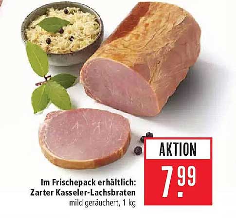 Zarter Kasseler-Lachsbraten mild geräuchert, 1 kg