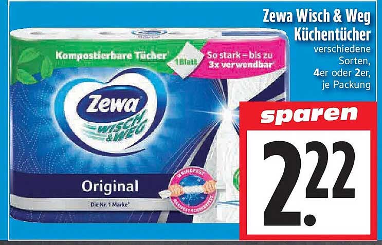 Zewa Wisch & Weg Küchentücher