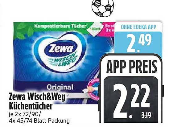 Zewa Wisch&Weg Küchentücher