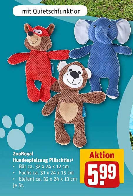 ZooRoyal Hundespielzeug Plüschtiere3