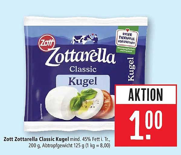 Zott Zottarella Classic Kugel