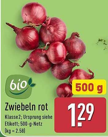 Zwiebeln rot