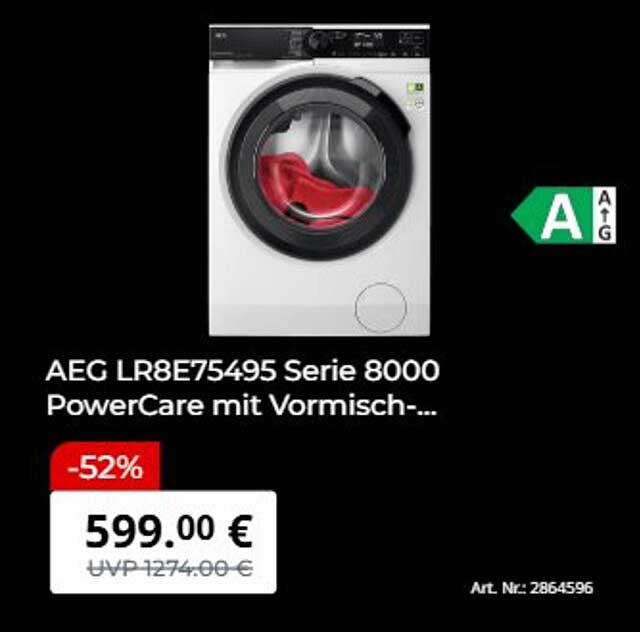 AEG LR8E75495 Serie 8000 PowerCare mit Vormisch-...